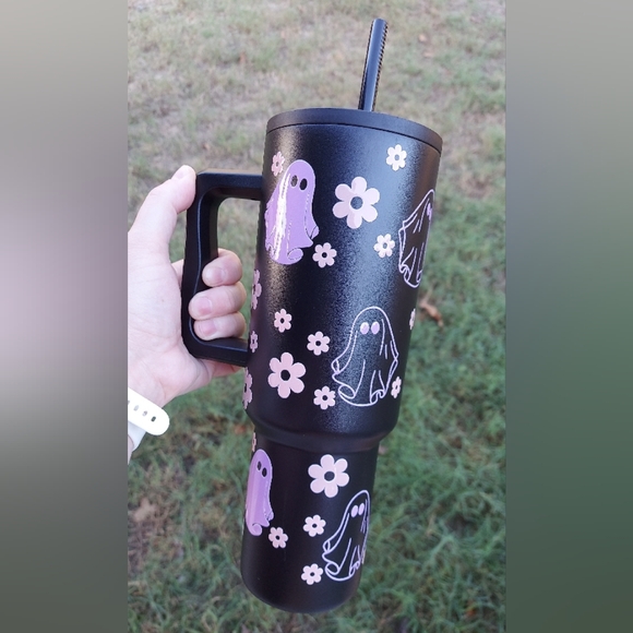 Black Ghost Custom Simple Modern Trek 40oz - Picture 3 of 3